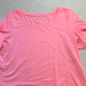 Women's Lily Pulitzer Pink Top with ruffled sleeves. Size XS. Perfect.